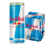 Pack de 4 Latas Red Bull Energético, Sem Açúcar, 250ml na Amazon
