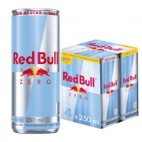 Pack De 4 Latas Red Bull Energético, Zero, Sem Açúcar, 250ml na Amazon