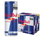 Pack de 6 Latas Red Bull Energético Energy Drink 250Ml na Amazon