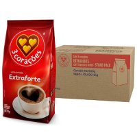 Pack De Café Torrado E Moído Extra Forte, Pacote 500g, 10 Unidades, 3 Corações na Amazon