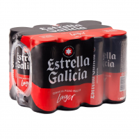 Pack De Cerveja Estrella Galicia Lager LT 350ml 12 Unidades na Amazon