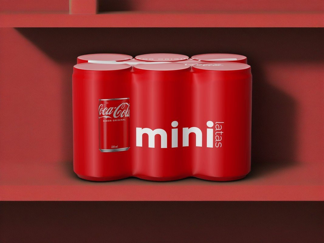 Pack de Coca-Cola lata 220ml 6 unidades na Amazon