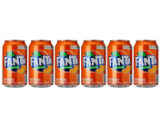 Pack de Fanta Laranja lata 350ml 6 unidades na Amazon