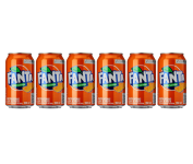 Pack de Fanta Laranja lata 350ml – 6 unidades na Amazon
