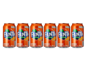 Pack de Fanta Laranja lata 350ml – 6 unidades na Amazon