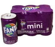 Pack de FANTA UVA LT 220ML – 6 unidades na Amazon