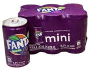 Pack de FANTA UVA LT 220ML – 6 unidades na Amazon