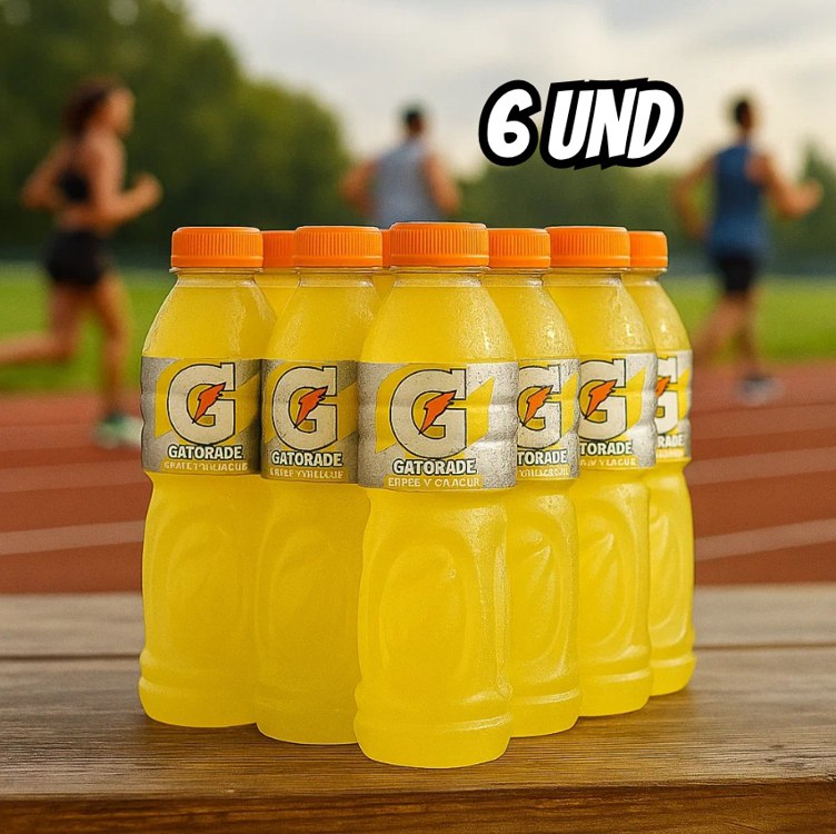 Pack de Isotônico Gatorade Maracujá Garrafa 500 ml 6 Unidades na Amazon