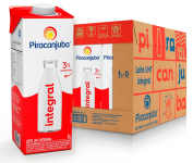 Pack de Leite Integral Piracanjuba – 12 unidades na Amazon