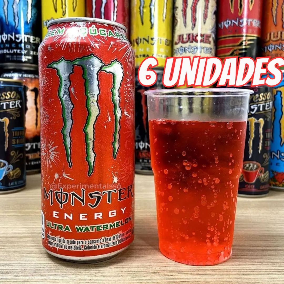 Pack de MONSTER ULTRA WATERMELON LT 473ML 6 unidades na Amazon