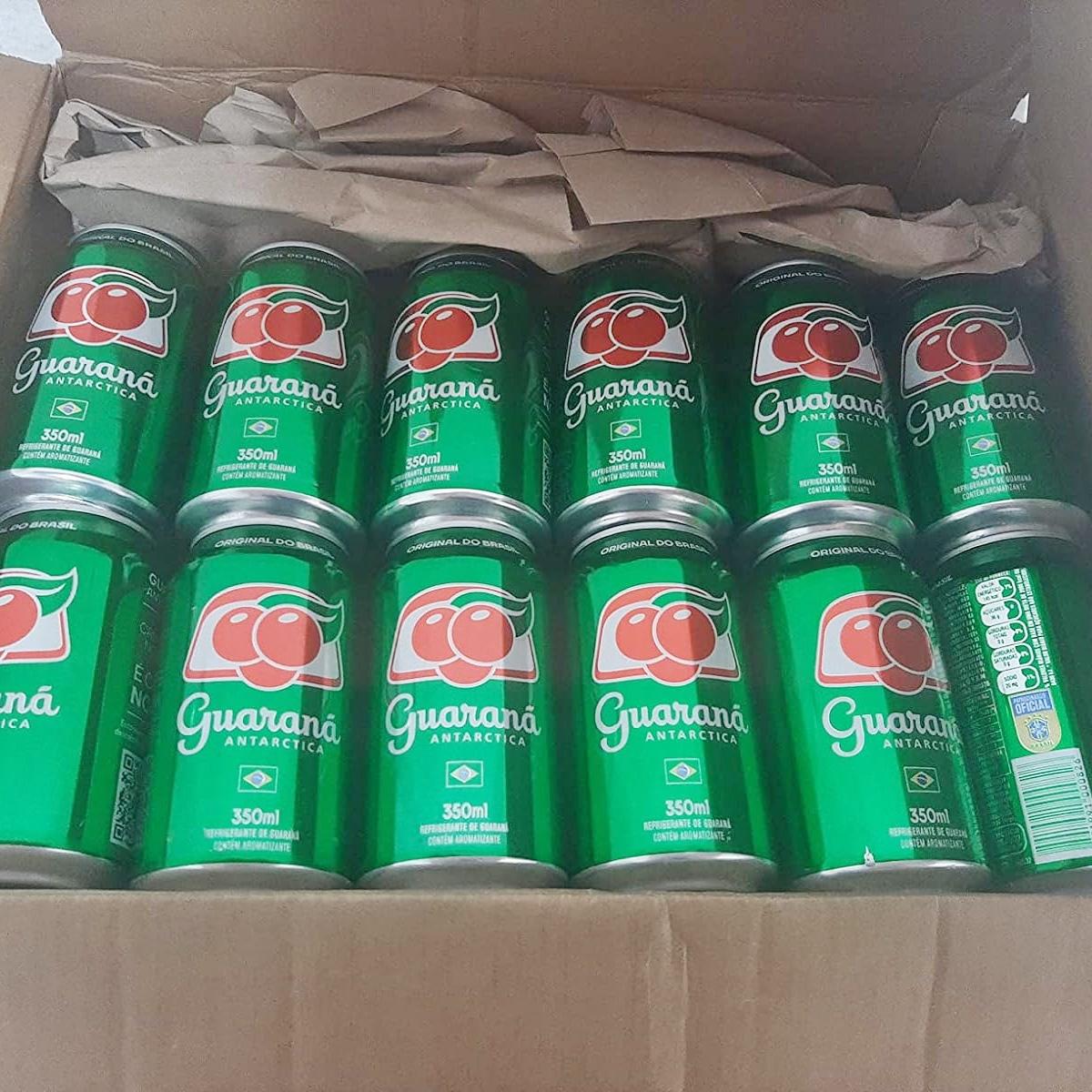 Pack de Refrigerante Guaraná Antarctica Lata 350ml 12 Unidades na Amazon