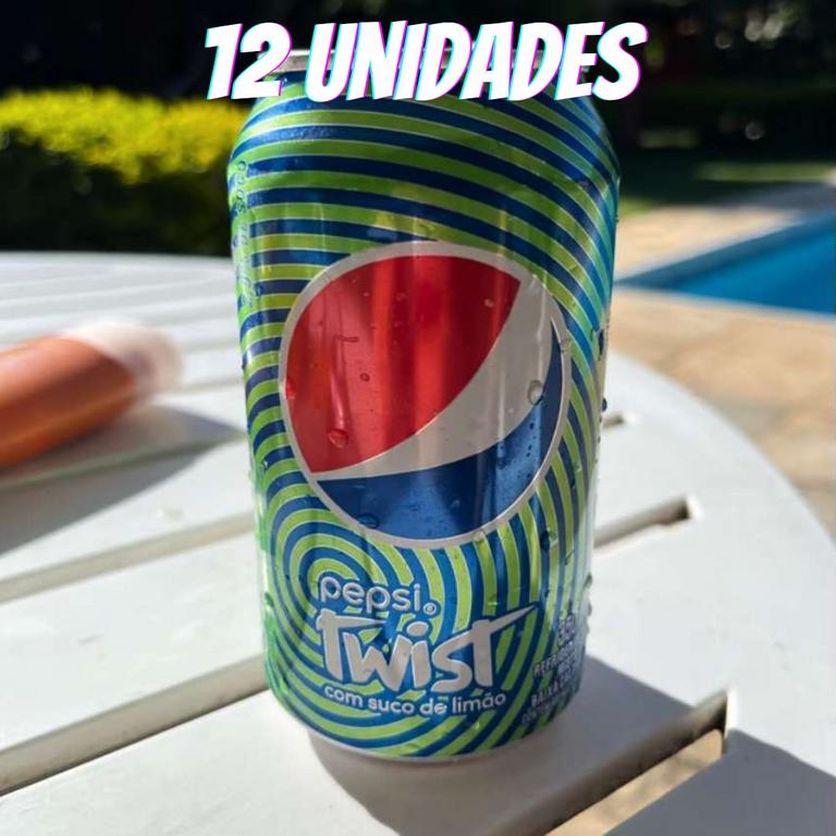 Pack de Refrigerante Pepsi Twist, Lata, 350ml 12 Unidades na Amazon