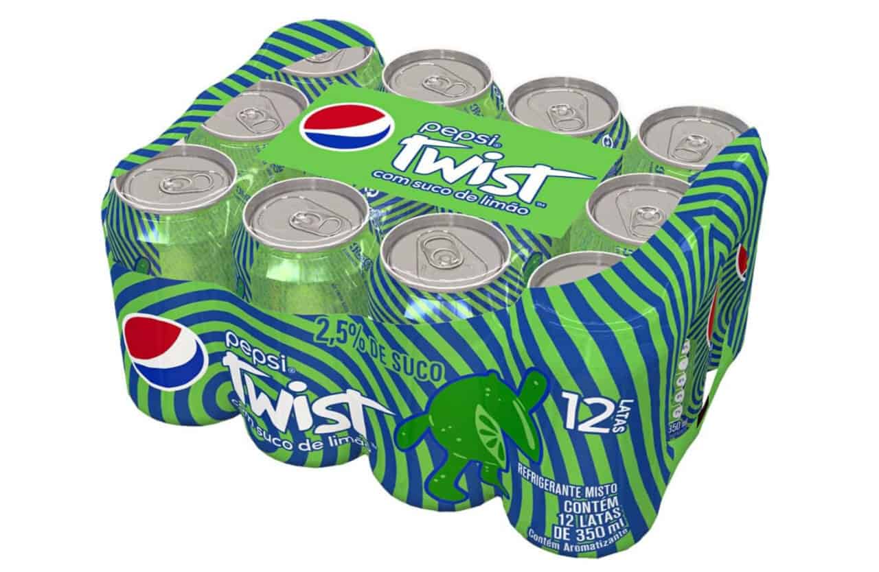 Pack de Refrigerante Pepsi Twist, Lata, 350ml 12 Unidades na Amazon