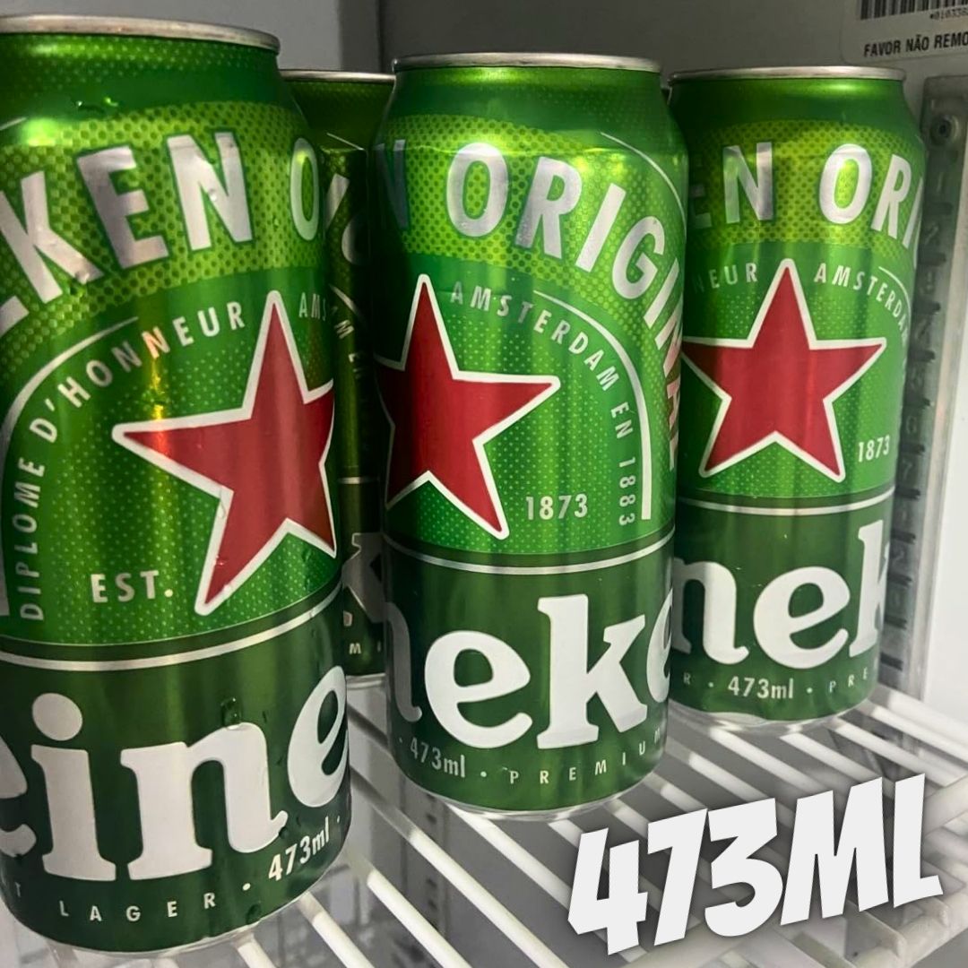 Pack Heineken Cerveja Pilsen – 12 Latas de 473ml na Amazon