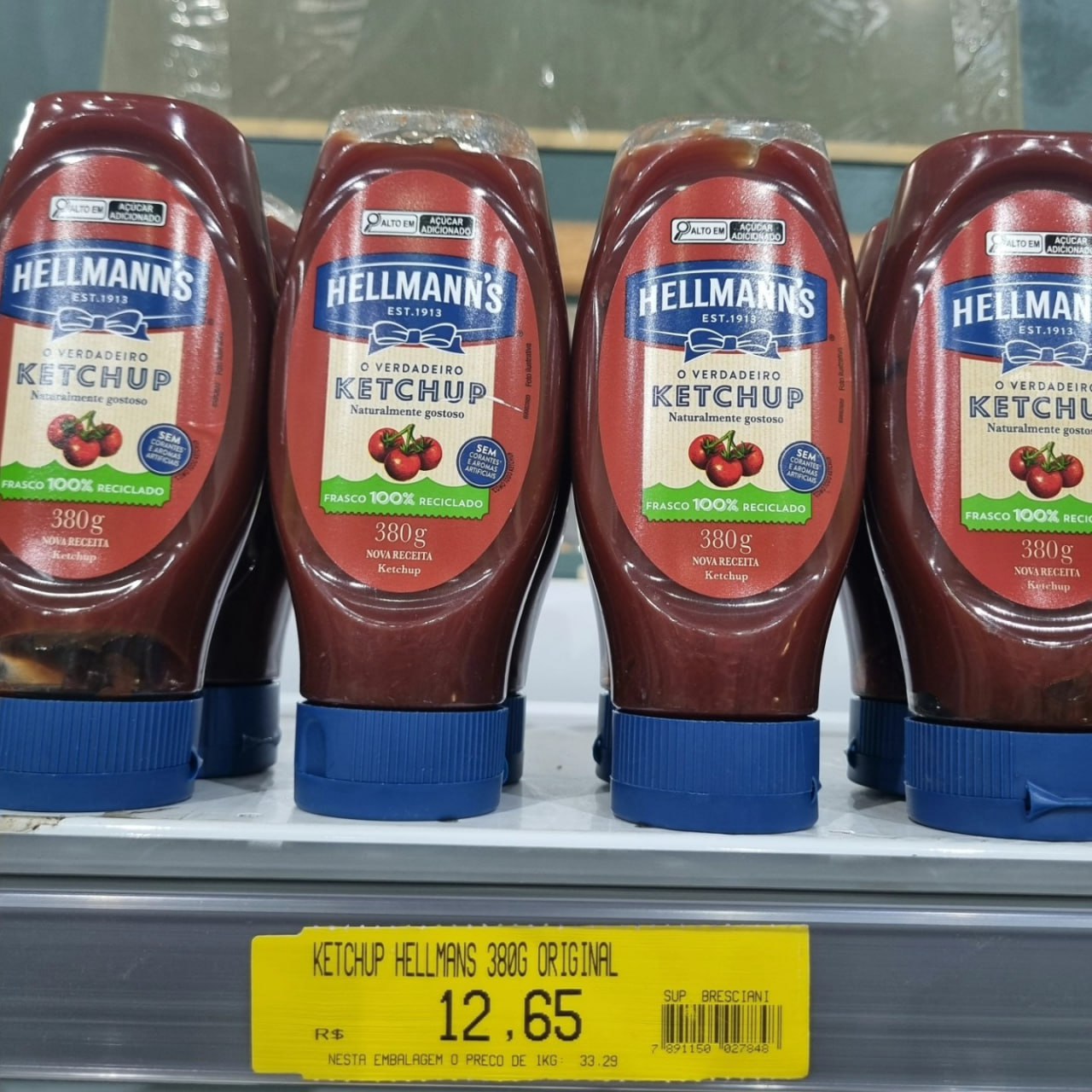 Pack Ketchup Hellmann’s Squeeze 2 Unidades 380g na Amazon