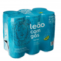 Pack Leão Com Gás Ice Tea Zero Com Limão 290ml, 6 Unidades na Amazon