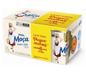 Pack Leite Condensado MOÇA Integral Lata 395g com 6 unidades na Amazon
