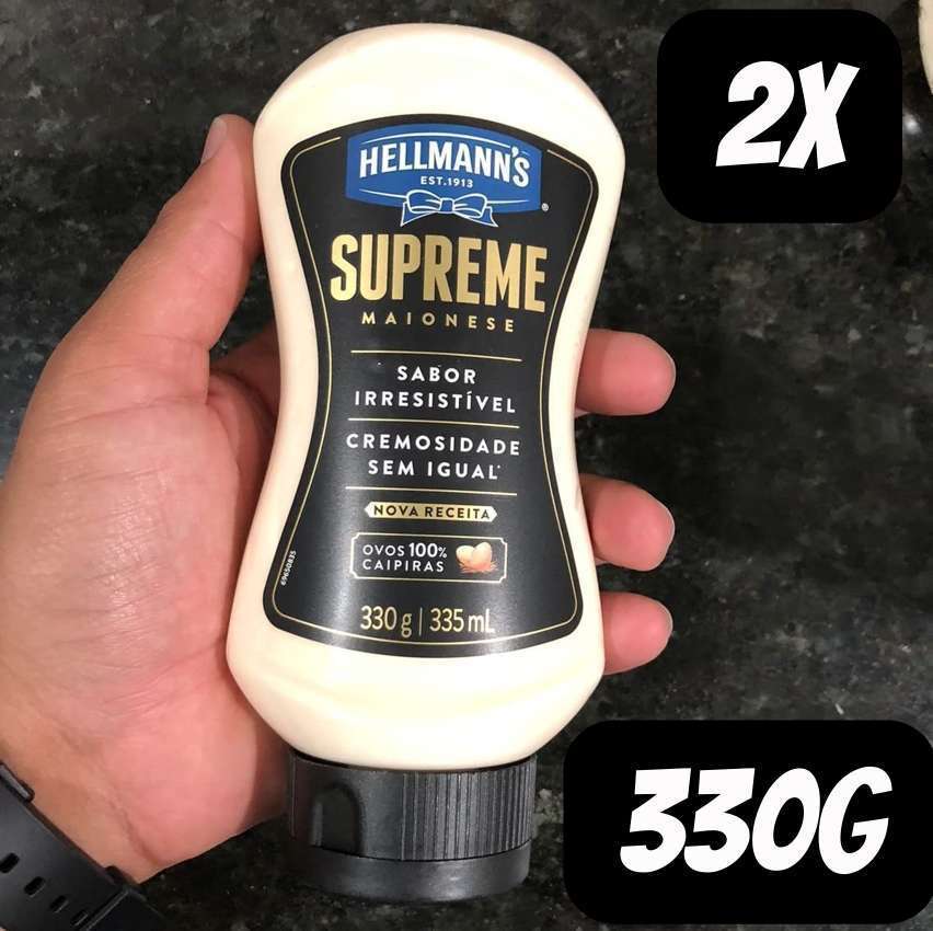 Pack Maionese Hellmann’s Supreme Squeeze 330g (Embalagem pode variar) na Amazon