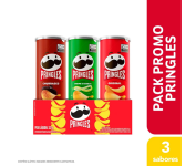 Pack Pringles  Salgadinho de Batata Frita 3 Sabores – Original, Creme e Cebola e Churrasco na Amazon