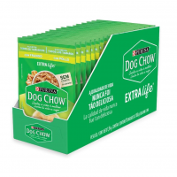 Pack Ração Úmida Cães Filhotes Dog Chow Frango - Com 15 Sachês 100g na Amazon