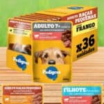 Pack Ração Úmida Pedigree Sachê ao Molho para Cães Adultos de Raças Pequenas, filhotes ou adultos 100 g – 36 unidades na Amazon