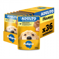Pack Ração Úmida Pedigree Sachê Frango Ao Molho Para Cães Adultos 100 G - 36 Unidades na Amazon