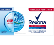 Pack Sabonete Em Barra Antibacterial Limpeza Profunda Envoltório – Rexona – 6 Unidades na Amazon