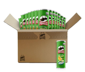 Pack Salgadinho Batata Frita Pringles Creme e Cebola 109g com 18 unidades na Amazon