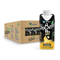 Pack YoBem Bebida Proteica Banana 15g De Proteínas Whey - 24 Unidades na Amazon
