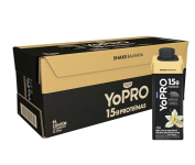 Pack YoPRO Bebida Láctea UHT Baunilha 15g de Proteínas 250ml – 24 Unidades na Amazon