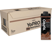 Pack YoPRO Bebida Láctea UHT Chocolate 25g de Proteínas 250ml – 24 unidades na Amazon