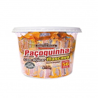 Paçoca Rolha Com Açucar Mascavo Pote C/56 Und Dacolonia na Amazon
