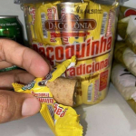 Paçoca Rolha Tradicional Pote C/56 Un Dacolonia na Amazon