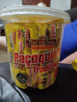 Paçoca Rolha Tradicional Pote C/56 Un Dacolonia na Amazon