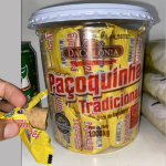 Paçoca Rolha Tradicional Pote C/56 Un Dacolonia na Amazon
