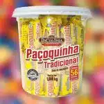 Paçoca Rolha Tradicional Pote Com 56 Unidades – Dacolonia na Amazon