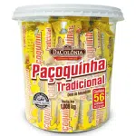 Paçoca Rolha Tradicional Pote Com 56 Unidades/1kg – Dacolonia na Amazon
