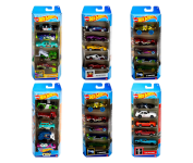 Pacote 5 Carros Sortidos, Hot Wheels, Mattel, Multicor na Amazon