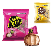 Pacote de Bombom Chocolate Ouro Branco ou Sonho de Valsa 1kg – Lacta na Magazine Luiza