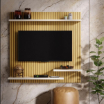 Painel Suporte Para TV 32 Polegadas Smart Plus Nichhos Modelo MADRID (Ripado/OffWhite) na Amazon