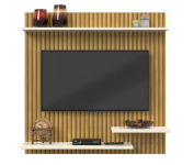 Painel Suporte Para TV 32 Polegadas Smart Plus Nichhos Modelo MADRID (Ripado/OffWhite) na Amazon