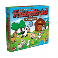 Pais & Filhos - Memória Fazendinha Em Madeira - 40 Pçs, Sortidas na Amazon