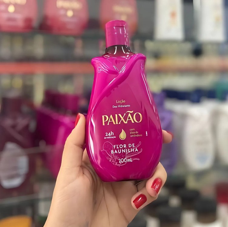 Paixão Loção Hidratante Flor De Baunilha Com Ação Desodorante 200Ml na Amazon
