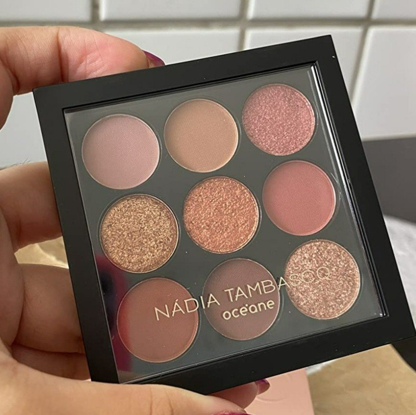 Paleta de Sombras Nádia Tambasco By Océane – To Go Nude 7,2g na Amazon