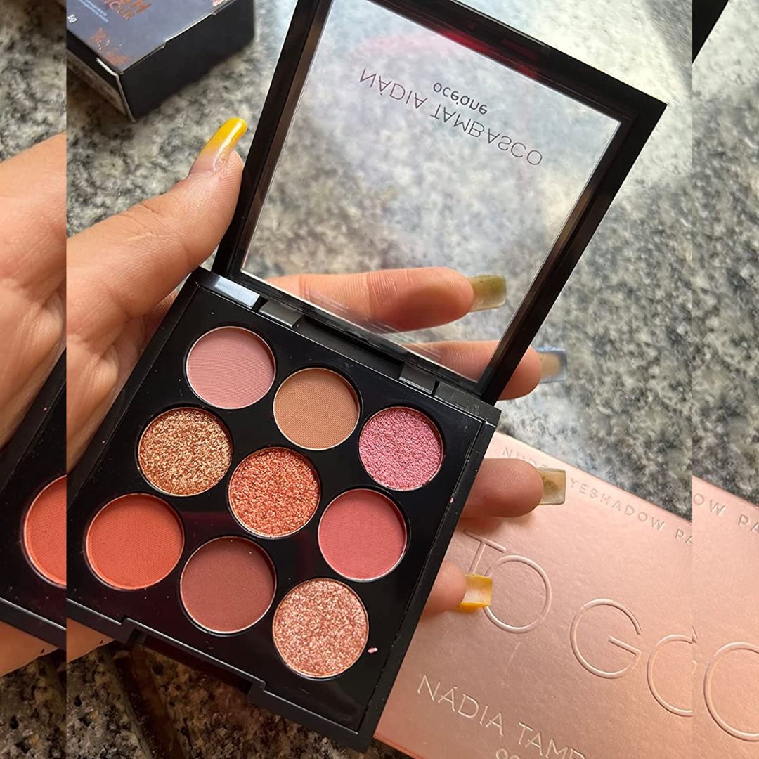 Paleta de Sombras Nádia Tambasco By Océane – To Go Nude 7,2g na Amazon