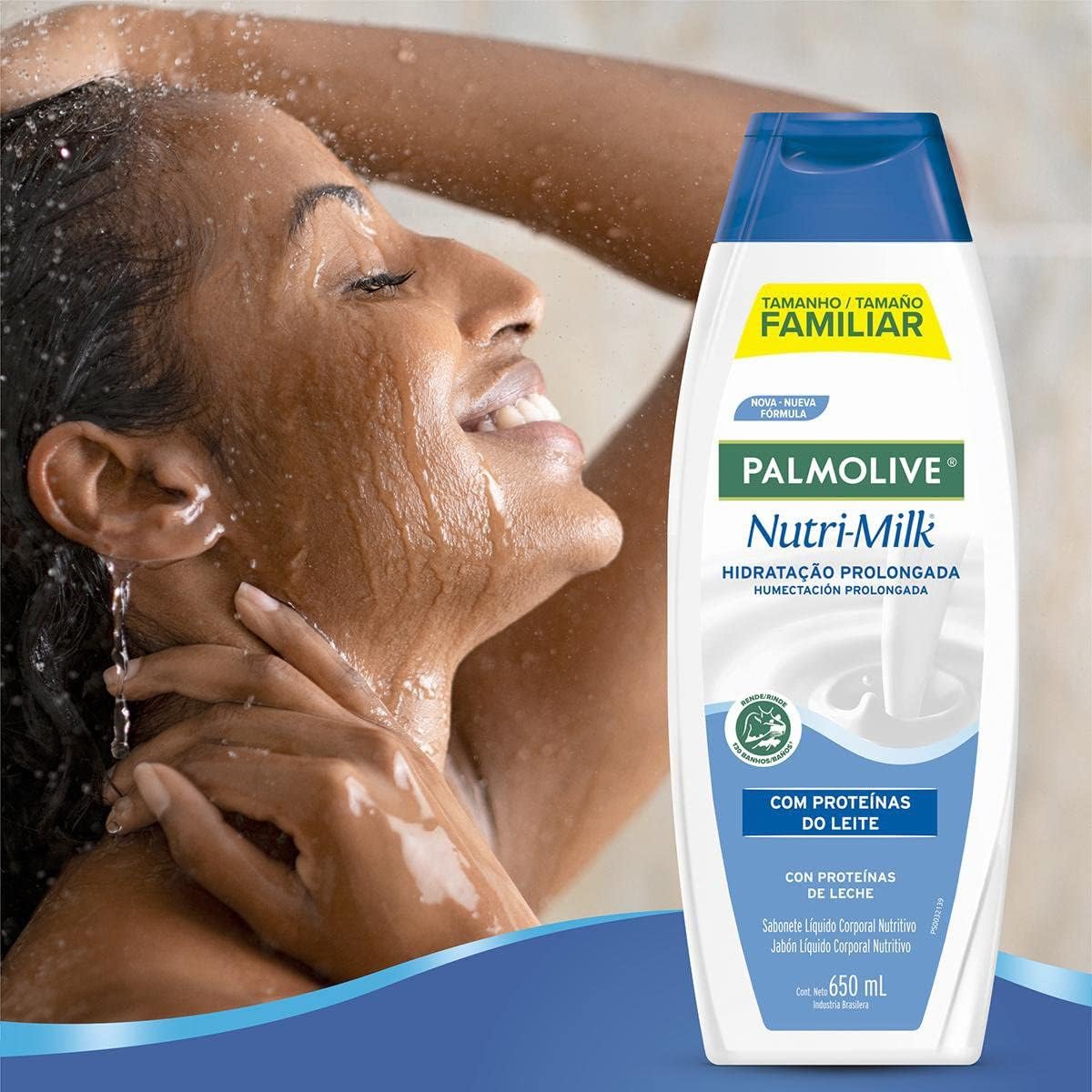 Palmolive Sabonete Líquido Para Corpo Nutri-Milk Hidratação Prolongada 650Ml na Amazon
