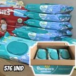Pampers Lenços Umedecidos Cuidado de Bebê 576 unidades na Amazon