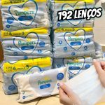 Pampers Lenços Umedecidos Higiene Completa ou Aloe Vera 192 Unidades na Amazon