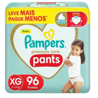 Pampers Pants Premium Care XG 96 Unidades na Amazon