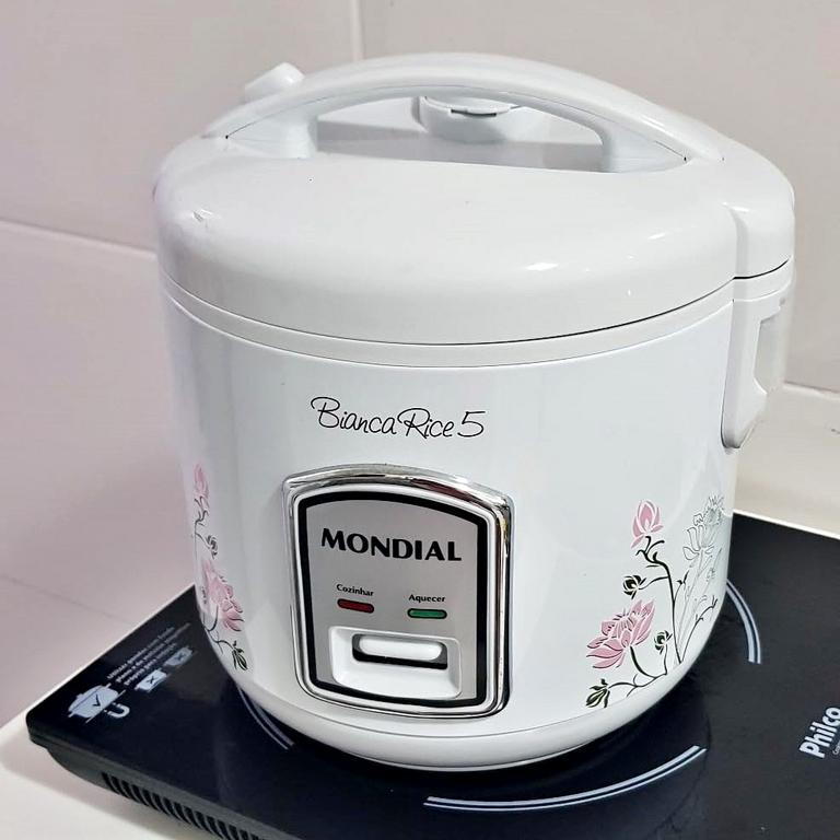 Panela de Arroz Elétrica Mondial Bianca Rice – NPE-05-5X 5 Xícaras 400W na Magazine Luiza
